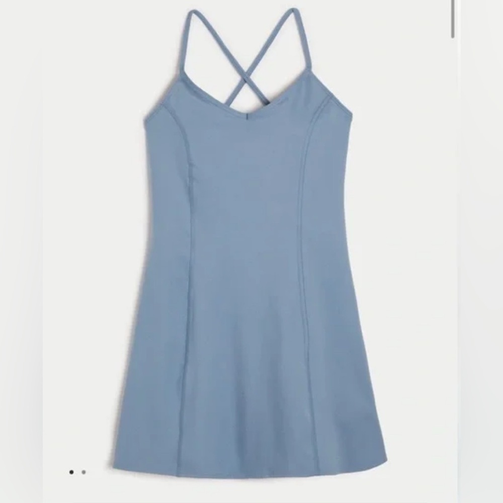 GILLY HICKS Recharge Blue Strappy Athletic Dress - XS